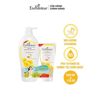 Dầu gội nước hoa Enchanteur Charming 650gr + Dầu xả dưỡng tóc 170gr