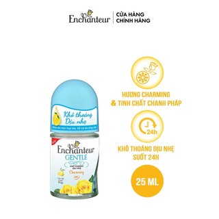 Lăn khử mùi Enchanteur Gentle Charming/Sensation/Delightful 25ml