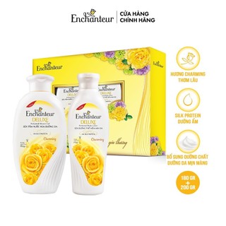 [Hộp quà Enchanteur Charming] Sữa tắm nước hoa dưỡng da 180gr + Sữa dưỡng thể mềm mịn 200gr