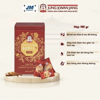 Kẹo hồng sâm hàn quốc cao cấp kgc jung kwan jang - ginseng candy 180g