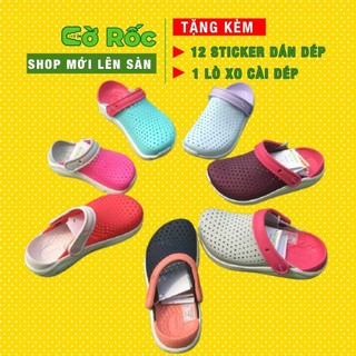 Dép cross literide cho bé trai và bé gái quai ngang hàng xuất khẩu full box