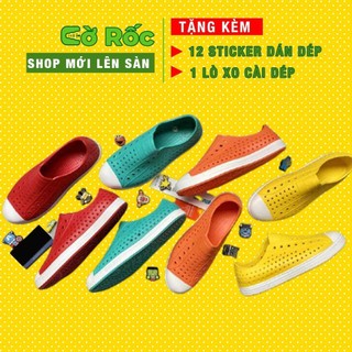 giày nhựa đi mưa  native cho bé mix nhiều mẫu lựa chọn SHINNATIVESN2 tặng thêm 2 jibitz native