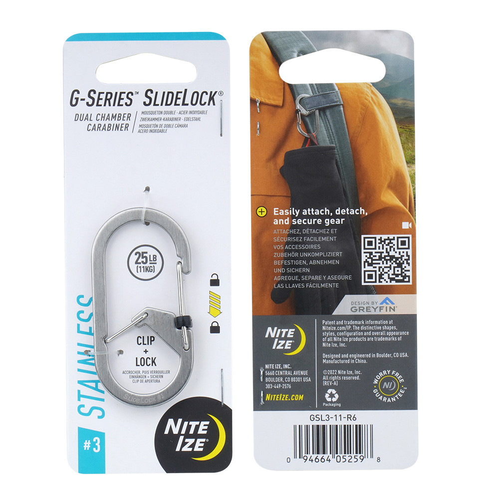 Móc khóa - Nite Ize  GSL3-11-R6 - G-Series SlideLock Size 3