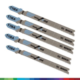 Lưỡi cưa lọng Bosch T 118 A - Sắt (bộ 5 lưỡi)