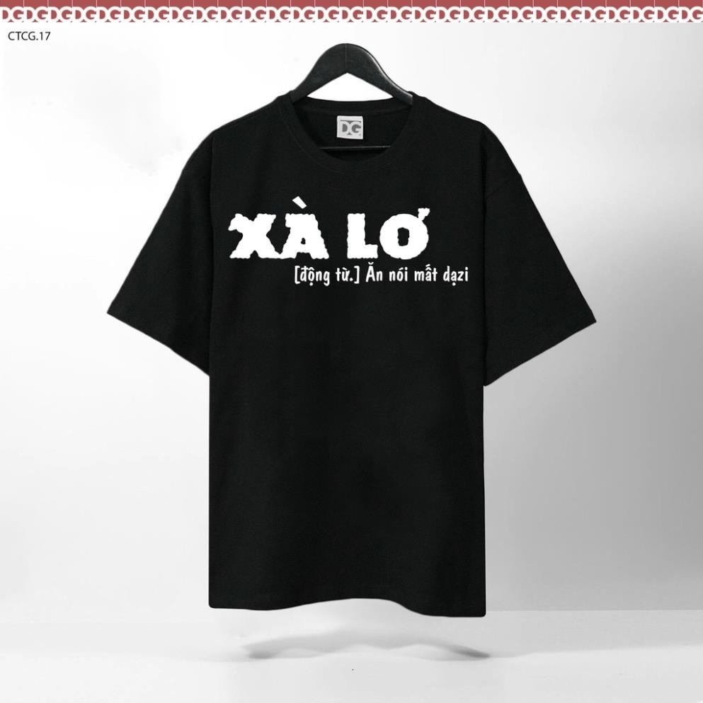 áo phông in chữ XÀ LƠ áo thun hot trend , CHẤT COTTON SU THOÁNG MÁT UT