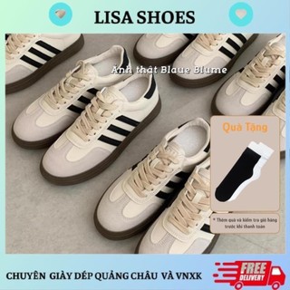 Giày Thể Thao Nữ, Giày Thể Thao Ba Sọc, Giày Buộc Dây Hàn Quốc Full Box Quảng Châu(Lisa Shoes)
