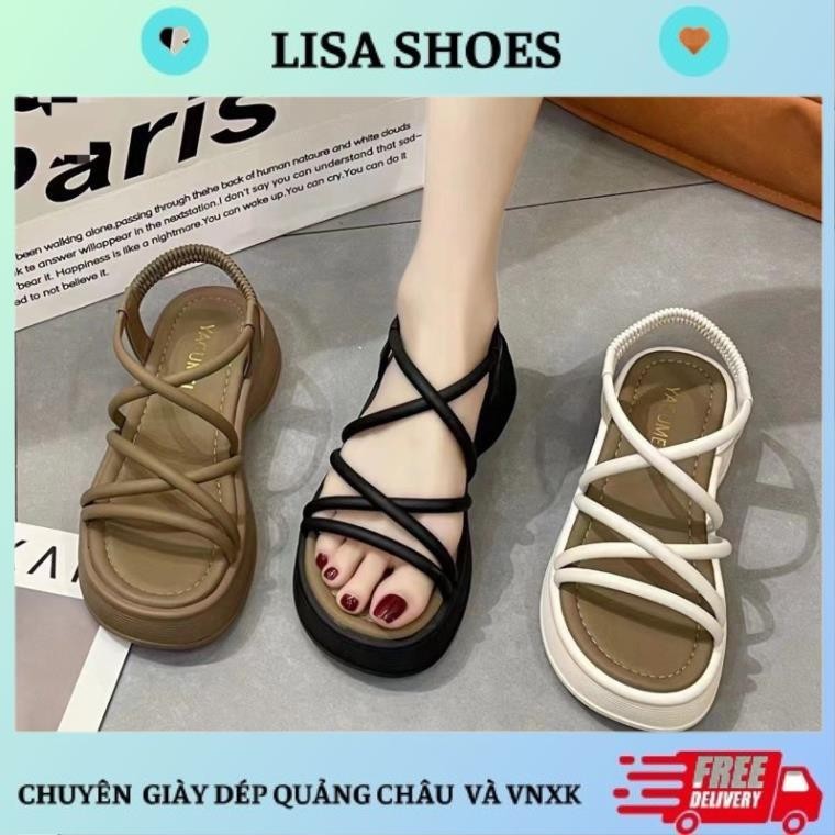 Dép Sandal Nữ Quai Hậu Đế Bằng Full Box Quảng Châu Cao Cấp (Kho Sỉ)