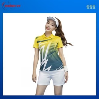 Áo polo thể thao nữ proning - donexpro nữ ac-3699 - vàng