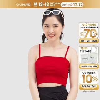 Áo croptop 2 dây thời trang gumac atb11009