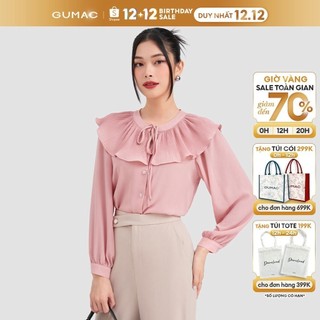 Áo bèo cổ dập ly gumac ad03061