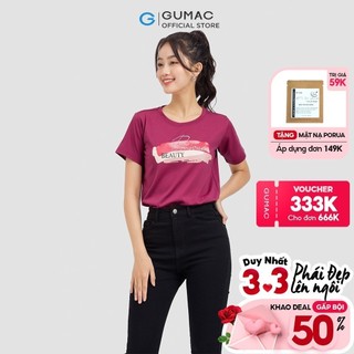 Áo thun in Boujour ATC06023 thời trang GUMAC