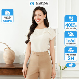 Áo tay liền phối bèo thời trang gumac lae0103