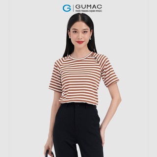 Áo sọc phối nút thời trang gumac atc10063