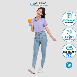 Quần jeans nữ thời trang GUMAC nhiều màu dáng skinny năng động LQJ0602