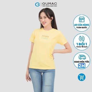 Áo thun in chữ màu ATC07006 thời trang GUMAC