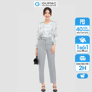 Quần ống đứng 2 nút QC06005 thời trang GUMAC