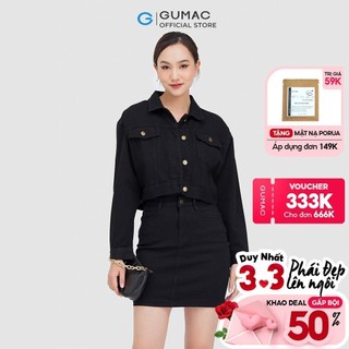 Áo khoác jeans nữ thời trang GUMAC AJC05040