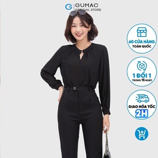 Áo kiểu cổ xẻ thời trang gumac ac04048