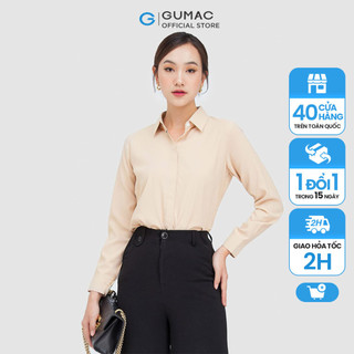 Áo lụa mango giấu nút Thời trang GUMAC AC05004