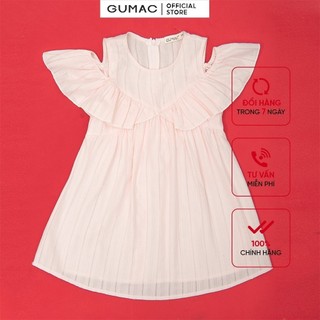 Đầm bé gái hở vai GUMAC DKB3265