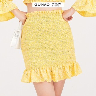 Chân váy nữ chạy smocking GUMAC VB783