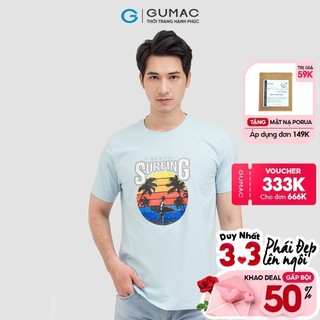 Áo thun nam in SURFING GUMAC ATNB6102