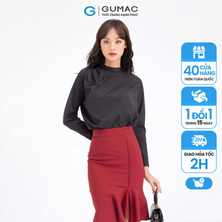 Áo sơ mi kiểu xếp ly vai GUMAC AB620