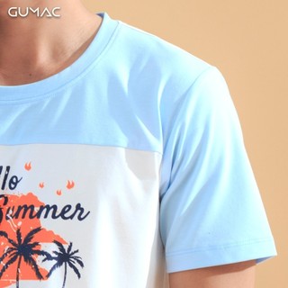 Áo thun phối Hello summer ABA759 GUMAC