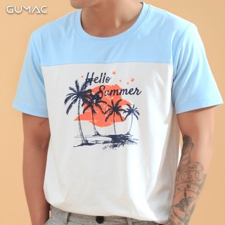 Áo thun phối Hello summer ABA759 GUMAC