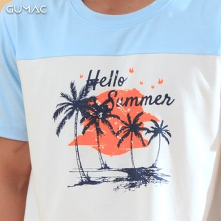 Áo thun phối Hello summer ABA759 GUMAC