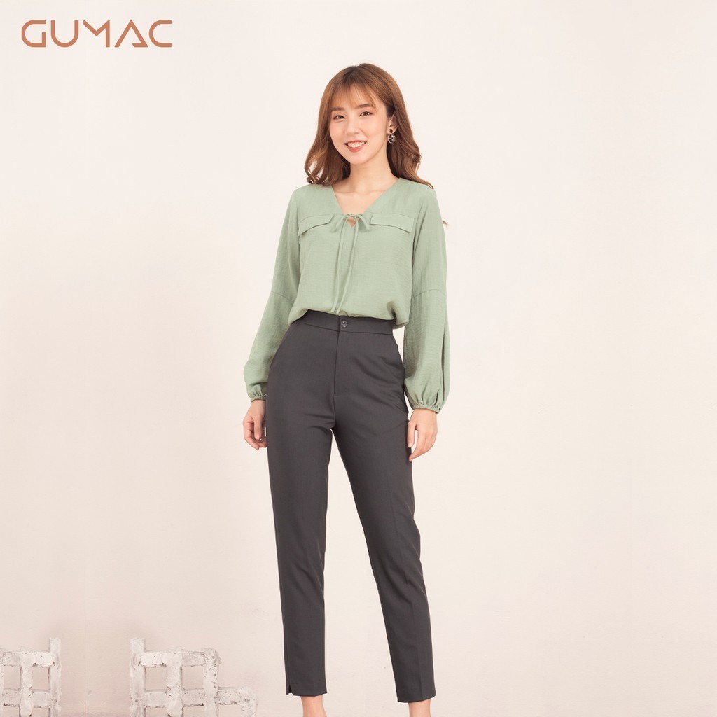Quần tây xẻ V lai QA576 GUMAC