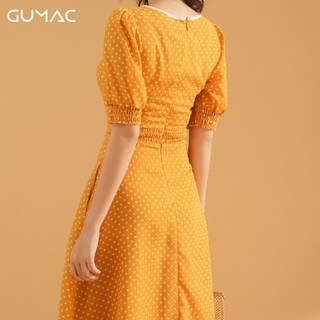 Đầm bi phối nơ DA715 GUMAC