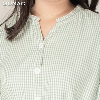 Đầm suông nữ oversize cổ bèo GUMAC DA998