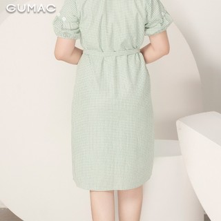 Đầm suông nữ oversize cổ bèo GUMAC DA998