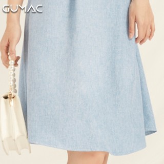 Đầm tay phồng nhún eo DA813 GUMAC