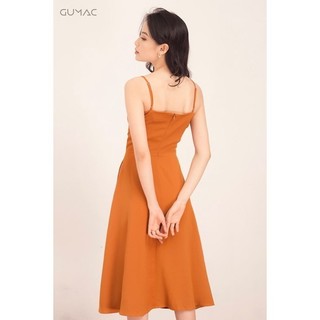 Đầm 2 dây thêu tùng DA572 GUMAC