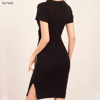 Đầm thun xoắn eo DA536 GUMAC