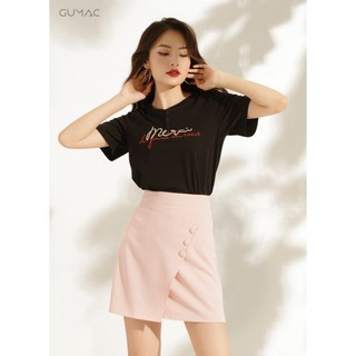 Áo thun nữ thêu Merci GUMAC AT10939