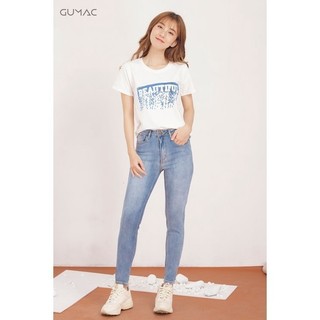 Quần Skinny xanh nhạt QJA513 GUMAC