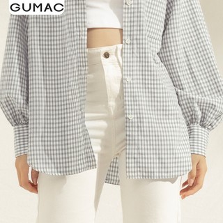 Áo sơ mi nữ caro AA1141 GUMAC