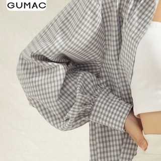 Áo sơ mi nữ caro AA1141 GUMAC