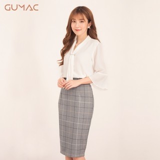Váy caro nắp túi VA530 GUMAC