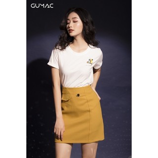Chân váy nữ phối nắp túi GUMAC CV12023