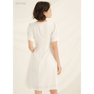 Đầm rã đô xếp ly DA841 GUMAC