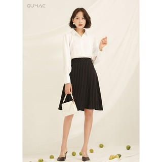Váy xòe sọc dọc VA868 GUMAC