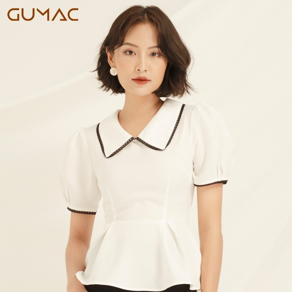 Áo peplum đăng ten AA8113 GUMAC
