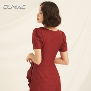 Đầm vạt đắp xếp nếp DA815 GUMAC