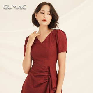 Đầm vạt đắp xếp nếp DA815 GUMAC