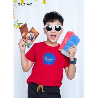 Áo thun trẻ em GUMAC cho bé trai in hình, đủ size đủ màu đáng yêu ATKB1190