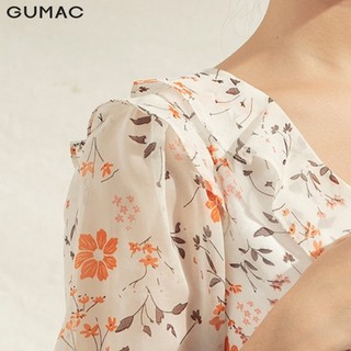 Đầm phối bèo cổ V DA1158 GUMAC